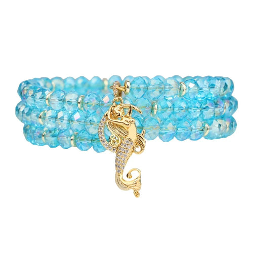 BuDhaGirl~ARIEL WRIST WRAP (Aqua)