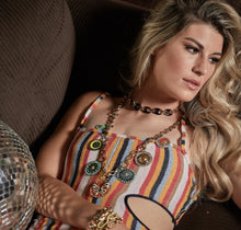 Cargar imagen en el visor de la galería, Amelia Reversible Necklace and bracelet Tova