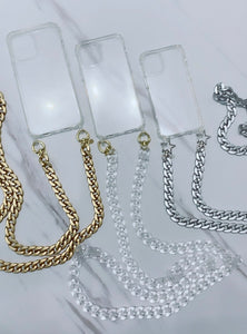Cross Body Cellphone Case and Chain