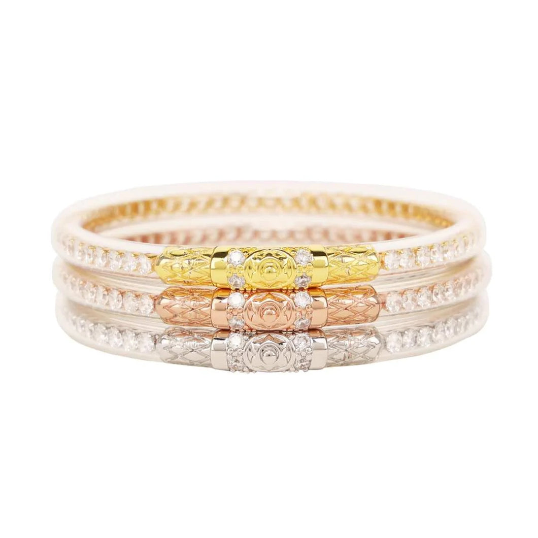 BuDhaGirl~Three Queens Clear Crystal (Set de 3)