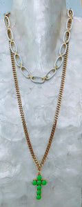 Amelia Reversible Necklace and bracelet Tova