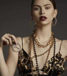 Lola Mettalic Hoops Tova